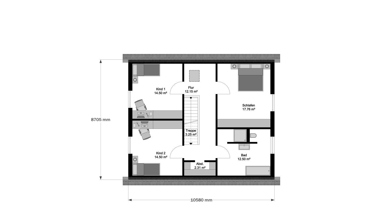 Grundriss OG