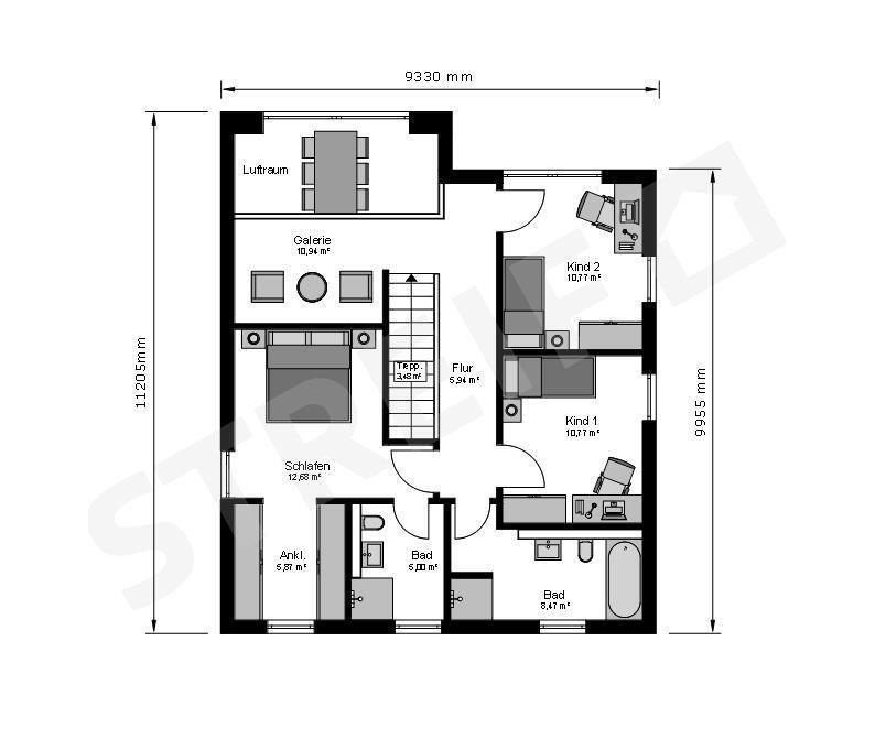 Grundriss OG