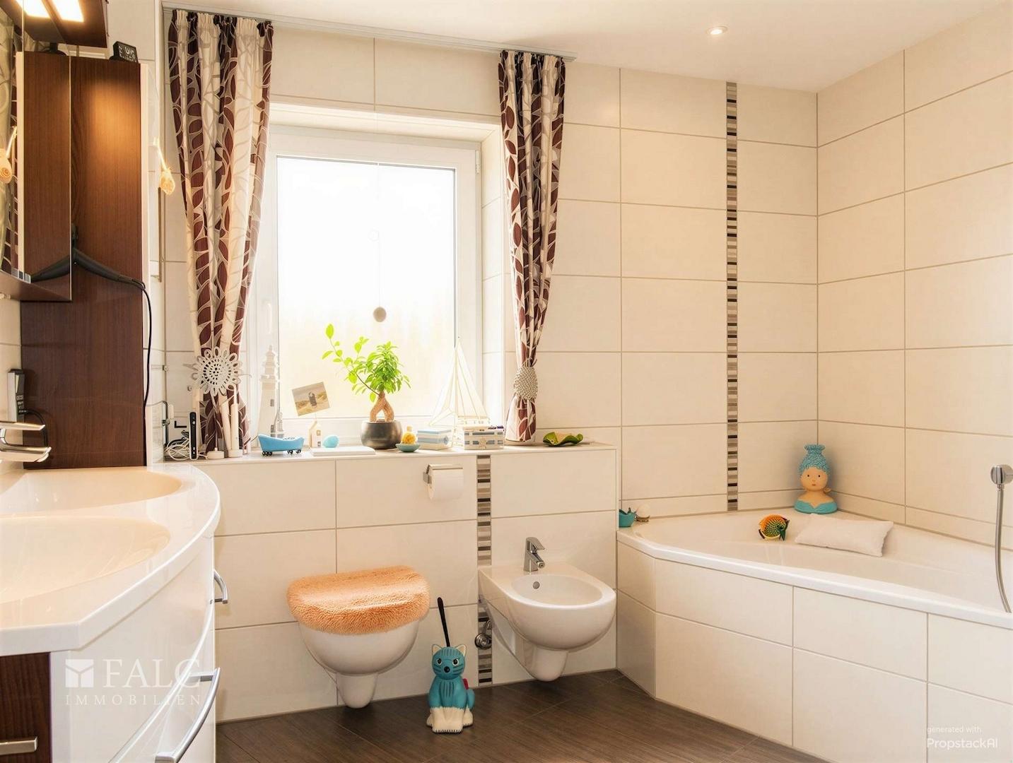 EG: Badezimmer, KI bearbeitet