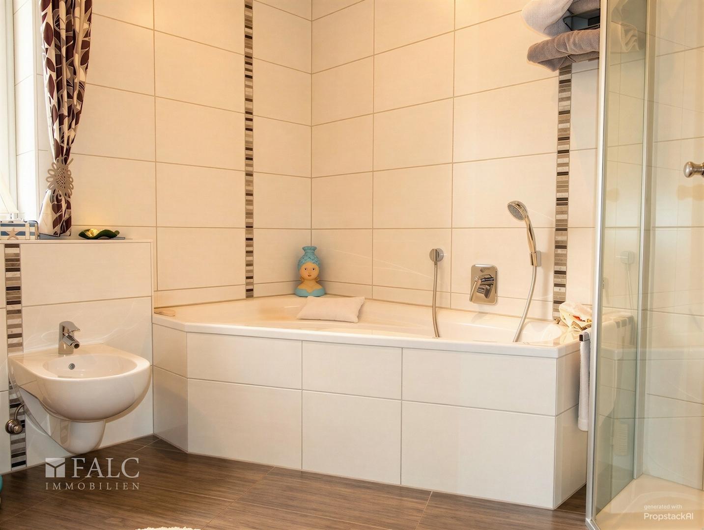 EG: Badezimmer, KI bearbeitet