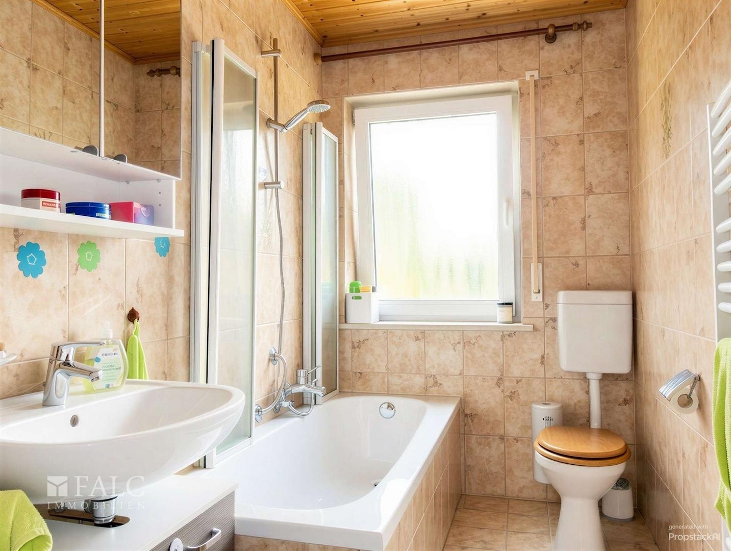OG: Badezimmer, KI bearbeitet