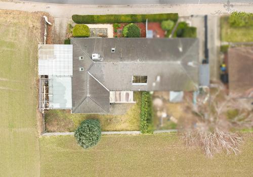 Hausansicht Drohne