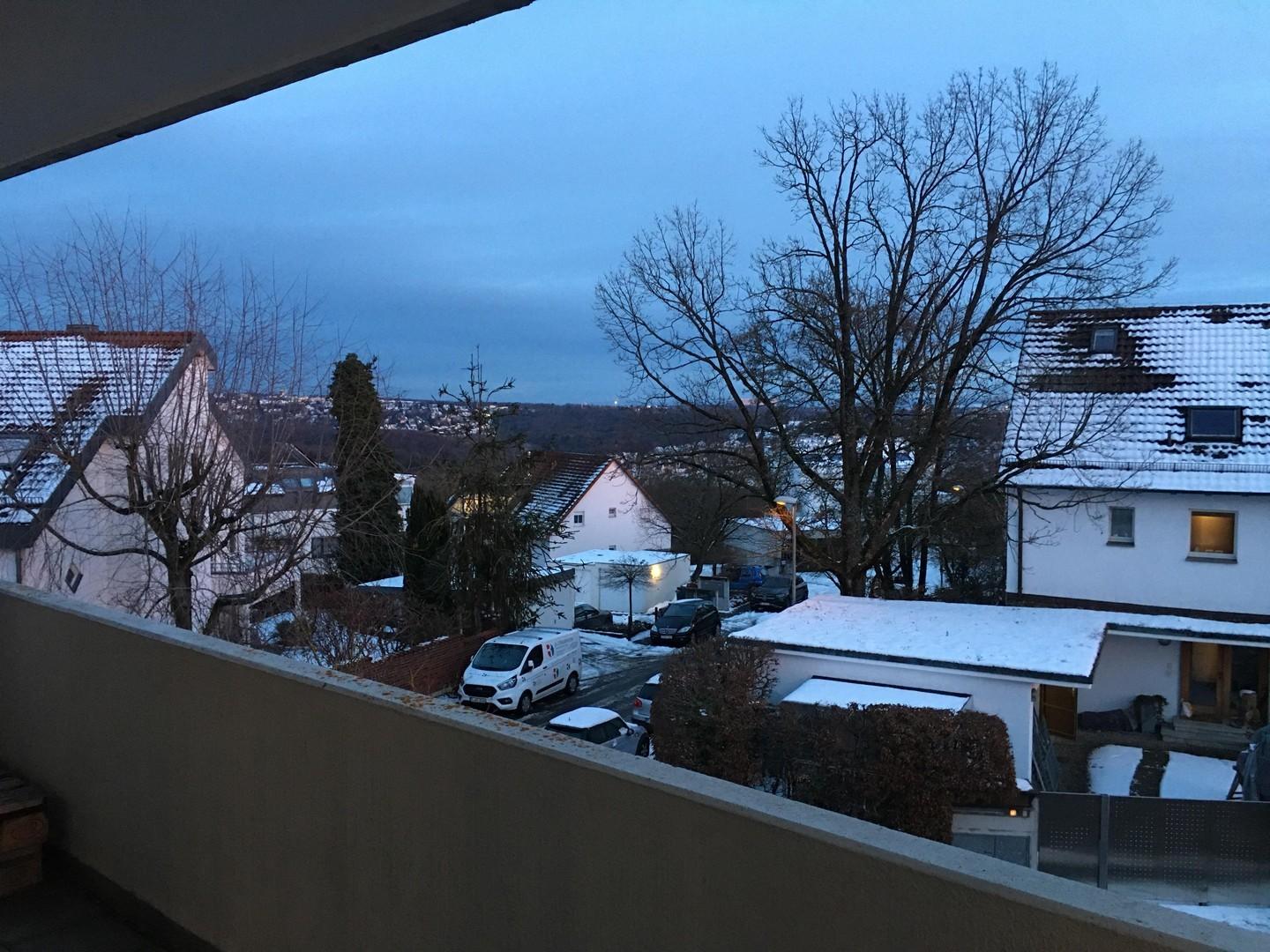 Balkon mit Aussicht