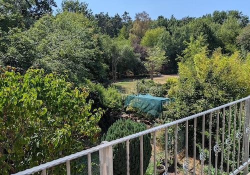 Blick vom Balkon