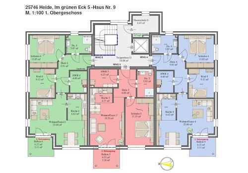 Grundriss 1.Obergeschoss