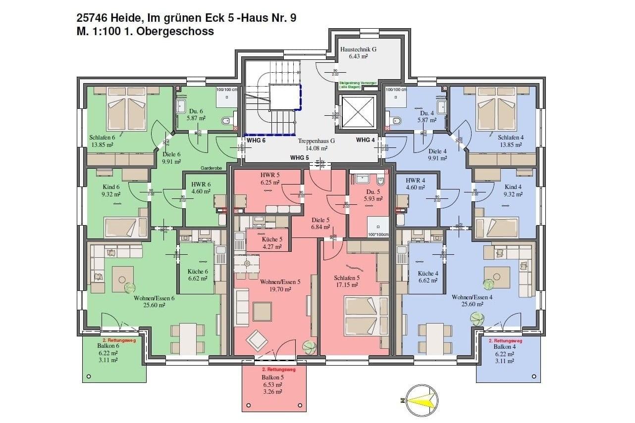 Grundriss 1.Obergeschoss