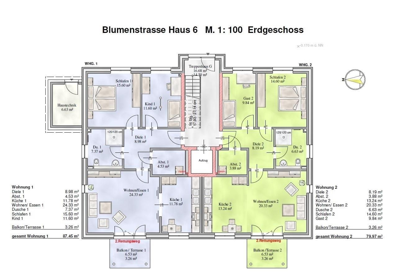 Grundrisse Erdgeschosss