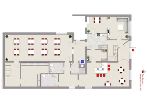 Grundriss Gaststätte
