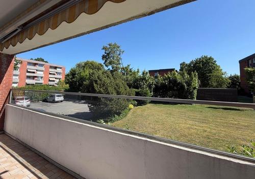 Blick vom Balkon