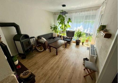 Wohnzimmer EG mit Kamin