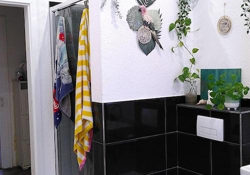 Bad: Dusche, WC