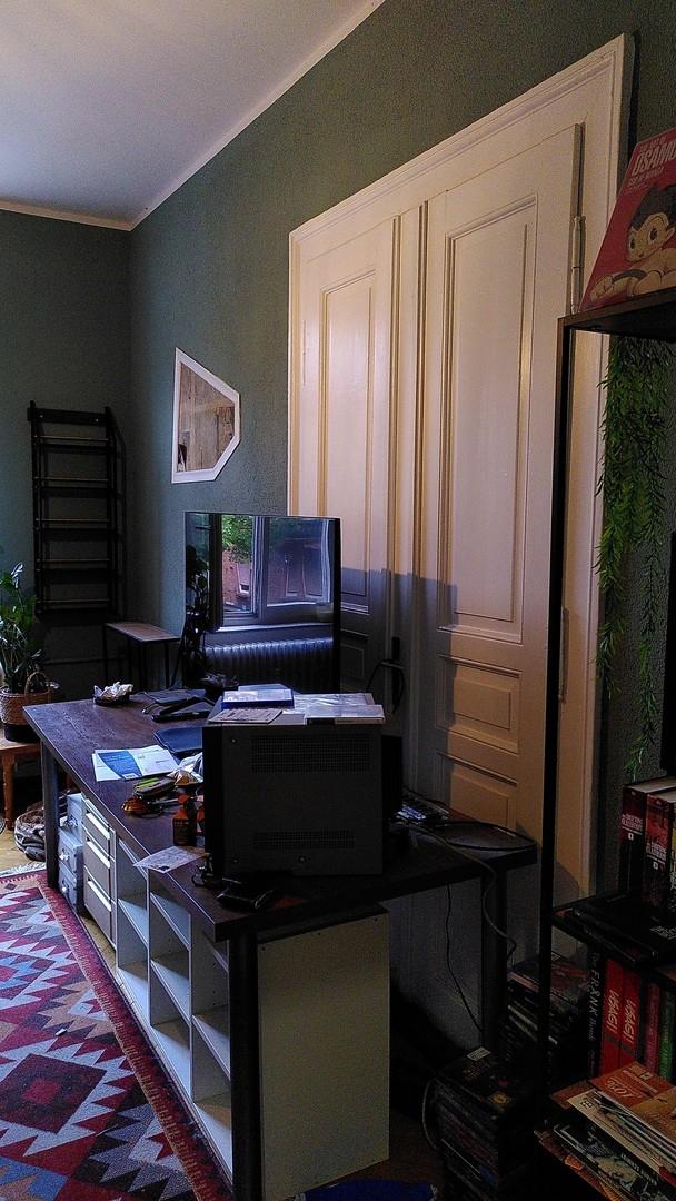 Flügeltüre zum Wohnzimmer