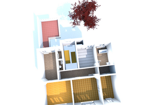 Grundriss-Modell