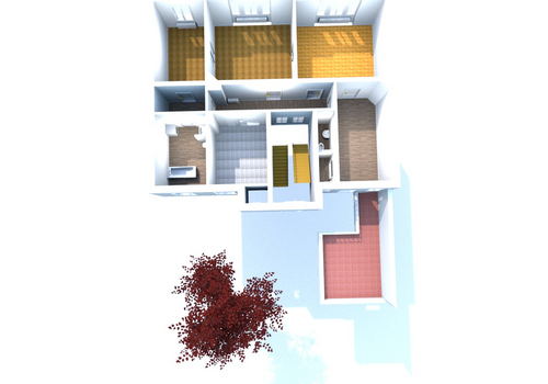 Grundriss-Modell