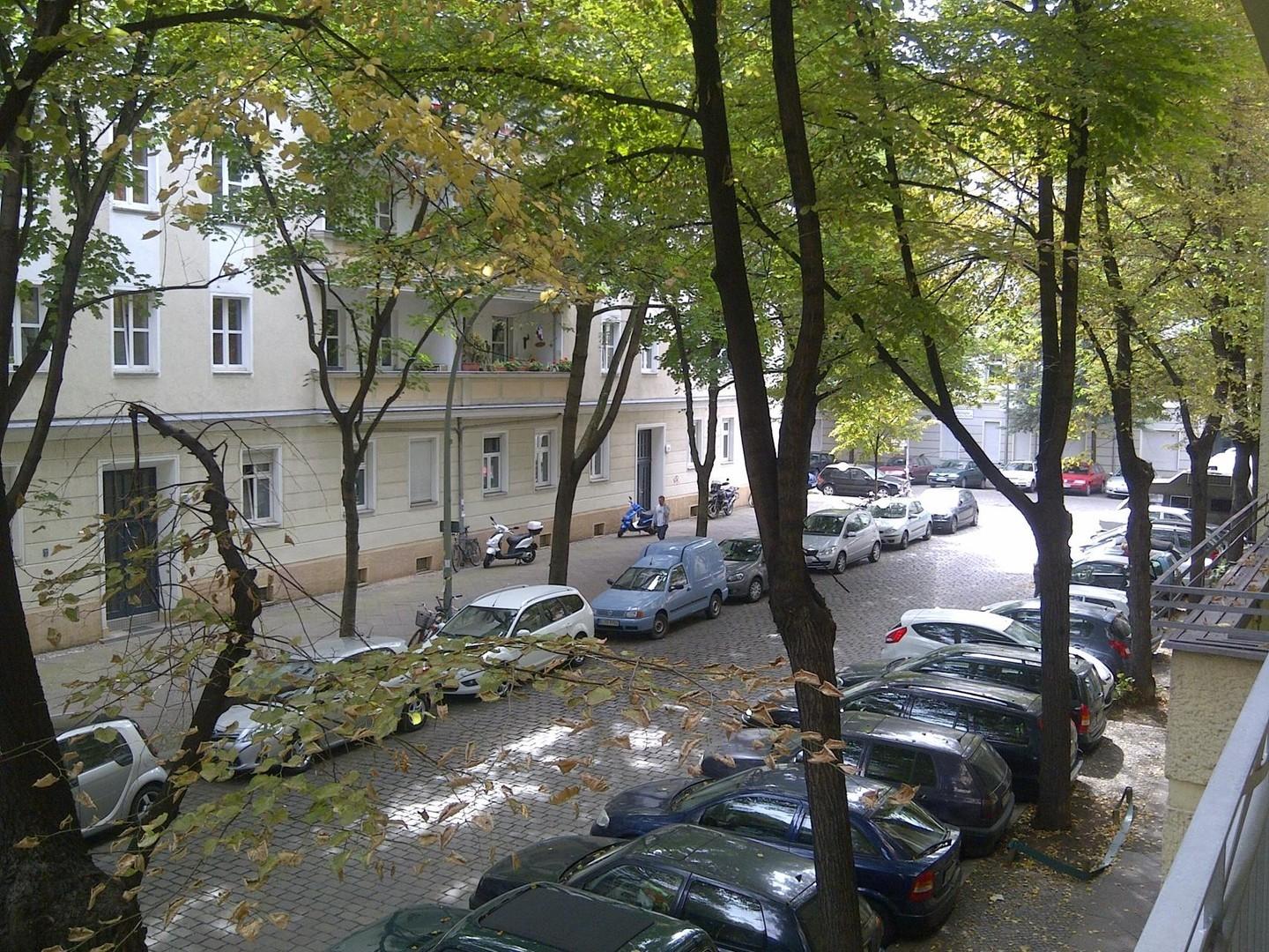 Blick vom Balkon 
