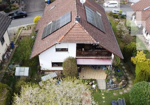 Hausansicht Drohne