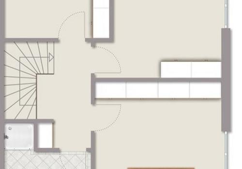 Grundriss Haus 3, Dachgeschoss