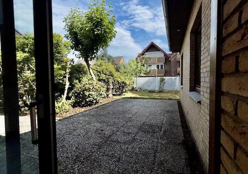 Wohnzimmer mit Terrassenzugang