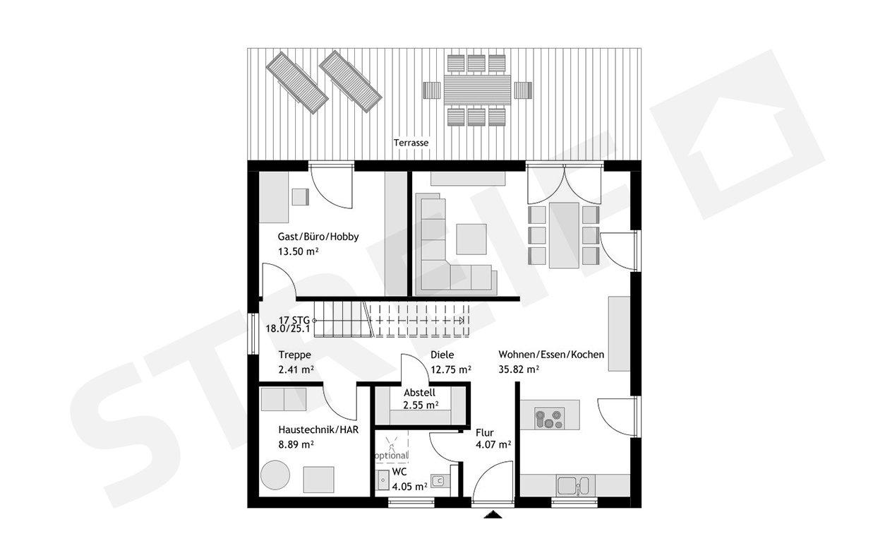 Grundriss Erdgeschoss