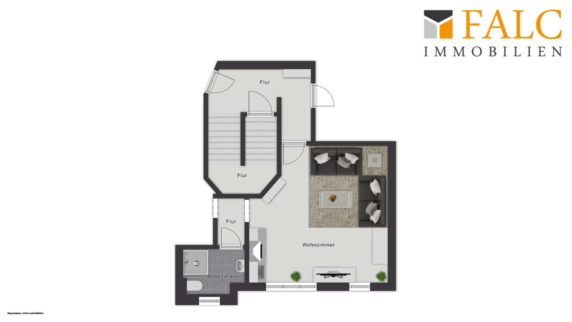 Grundriss Einliegerwohnung KG