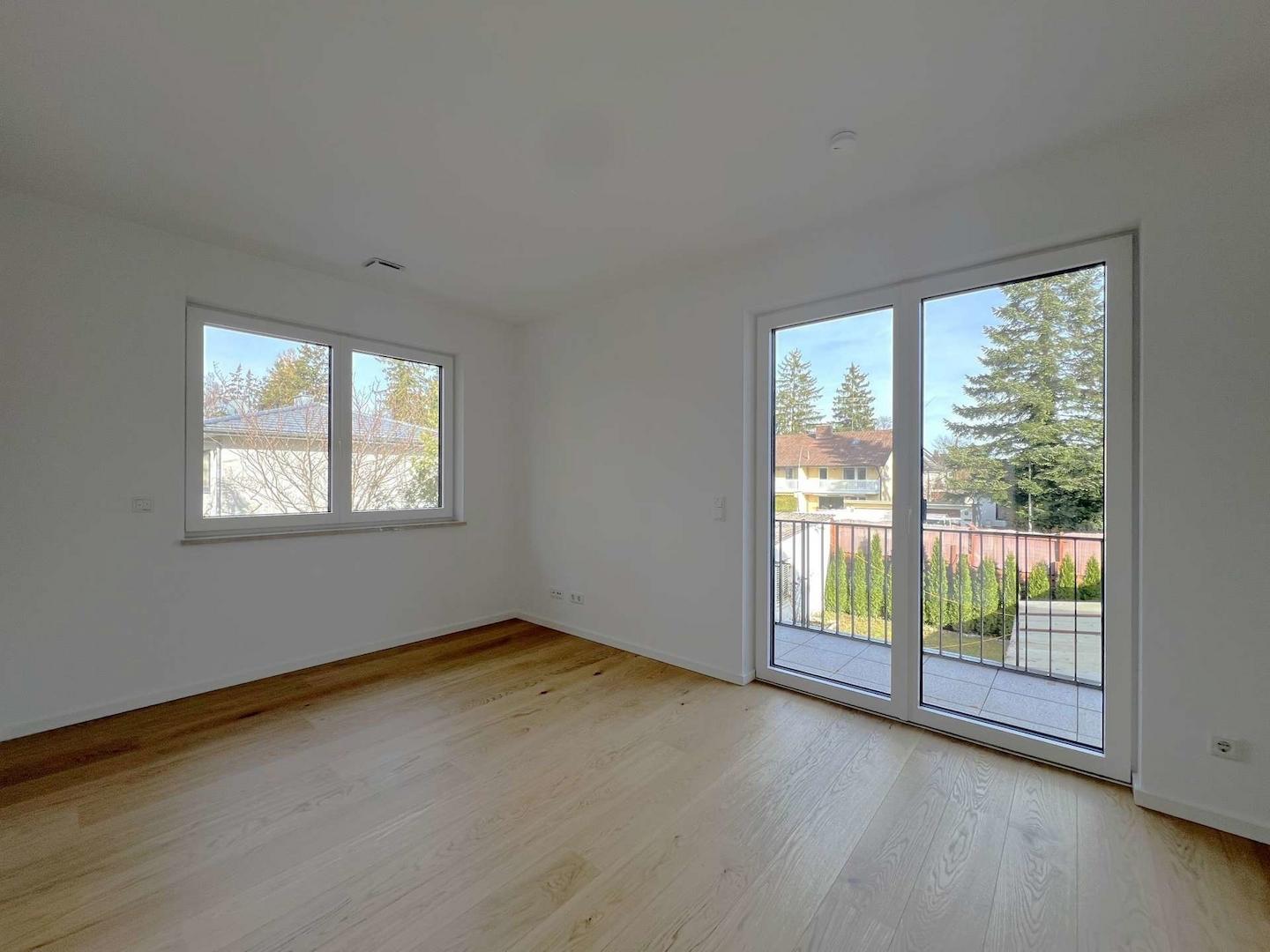Schlafzimmer mit Balkon