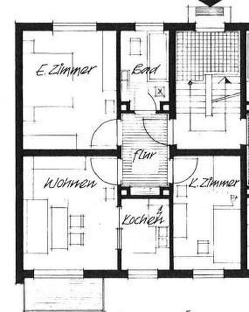 Grundriss mit Balkon