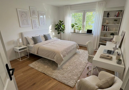 Zimmer 3 möbliert