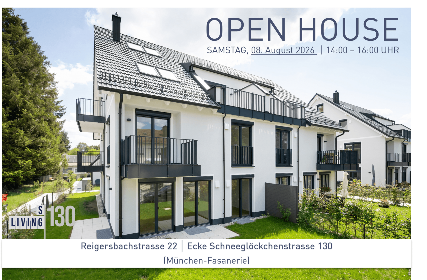 OPEN House 08. August 2026 / 14:00 bis 16:00 Uhr