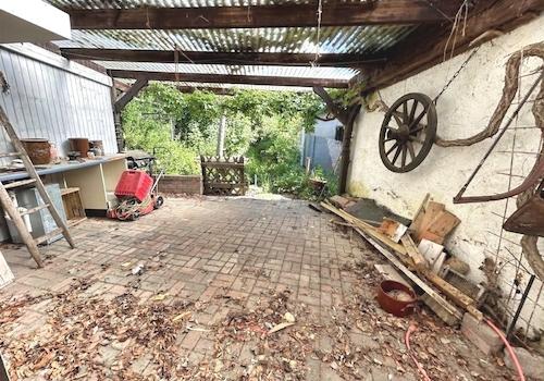 überdachte Terrasse