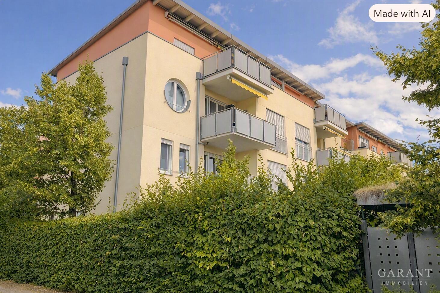 Hausansicht Balkonseite