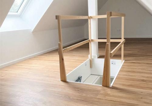 ausgebauter Speicher mit Fenster