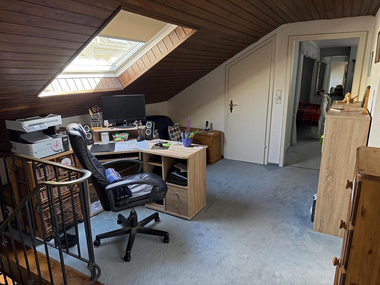 Arbeitszimmer Dachgeschoß