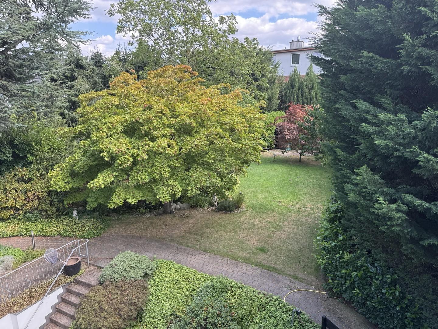 Blick vom Balkon