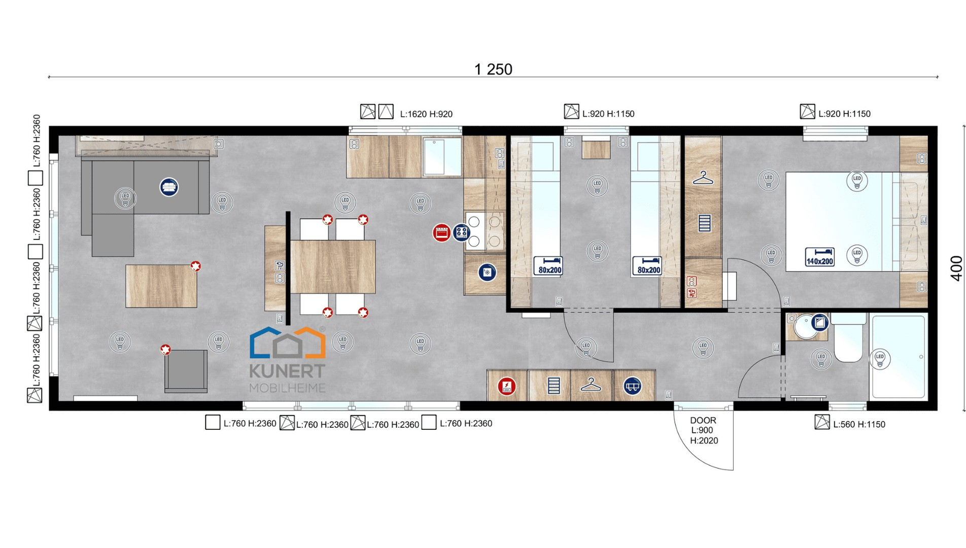 Grober Grundriss 
