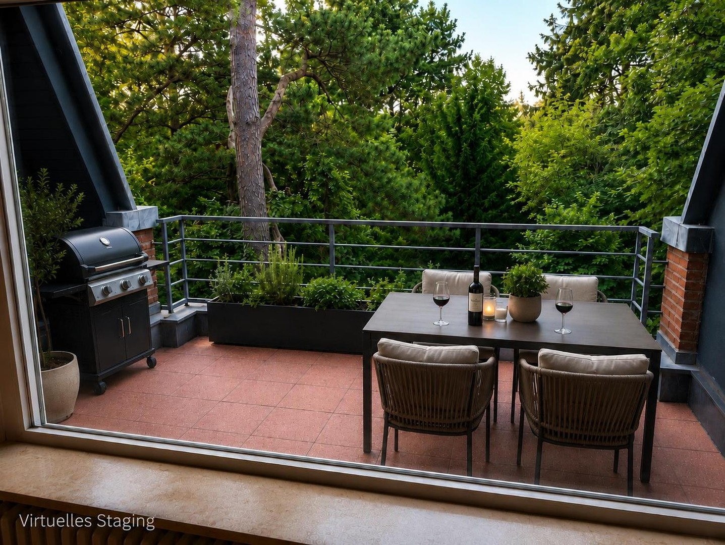 Visualisierung Terrasse