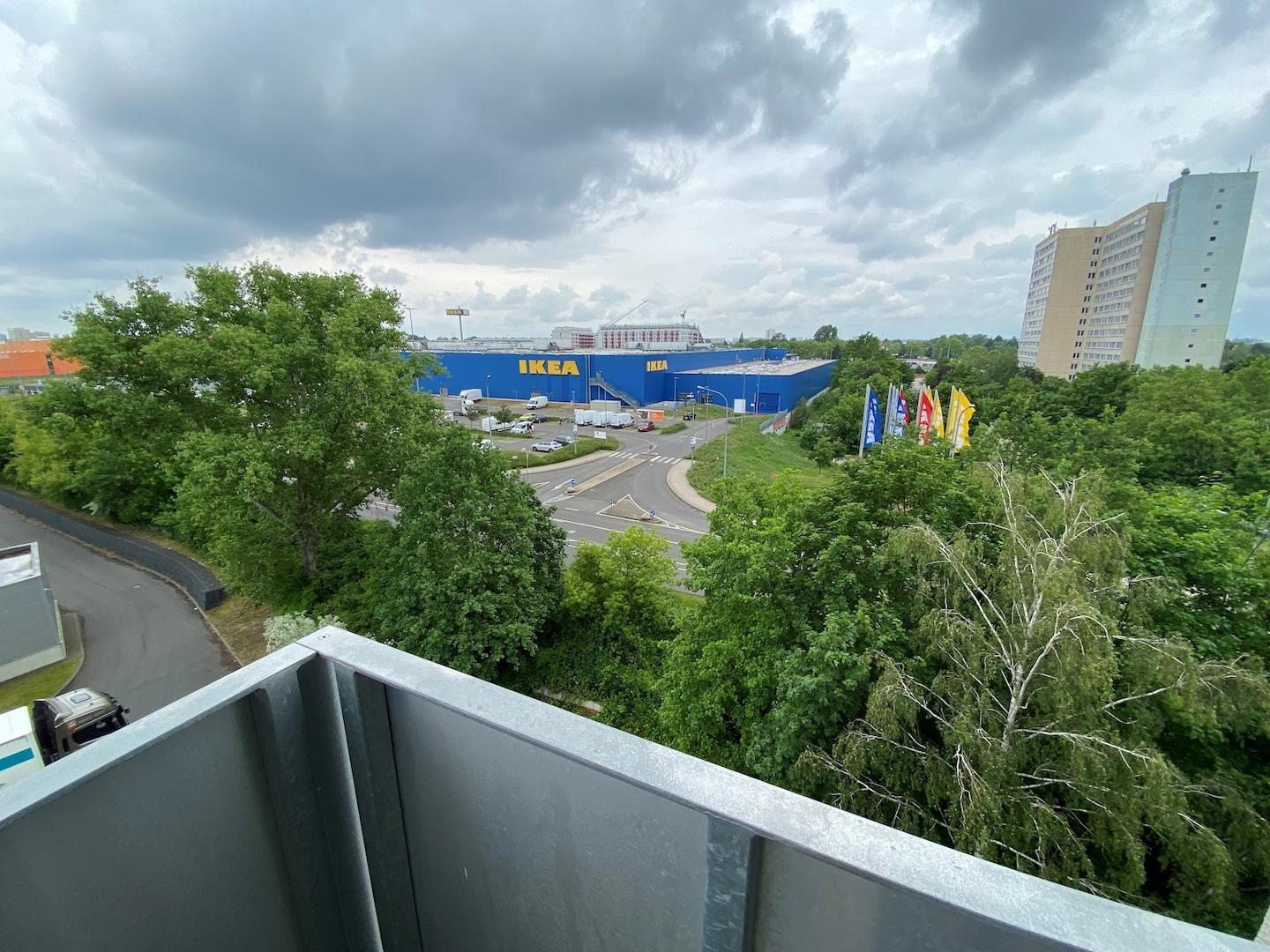 Ausblick vom Balkon