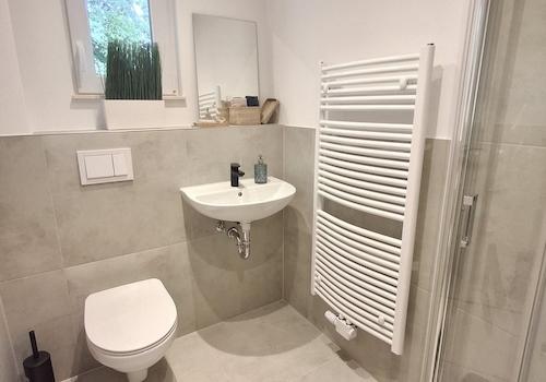 Gäste-WC + Dusche EG