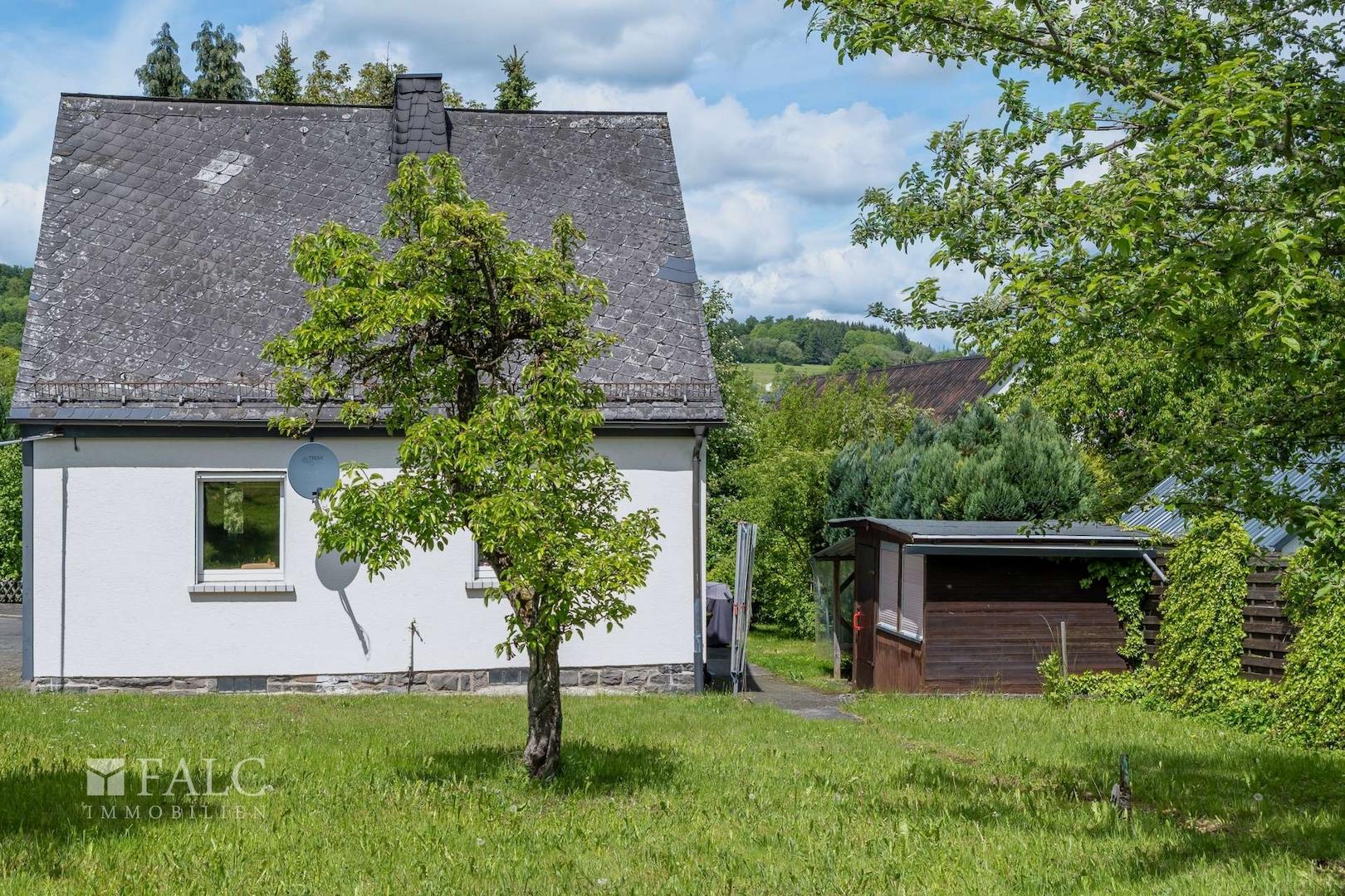 Hausrückseite 