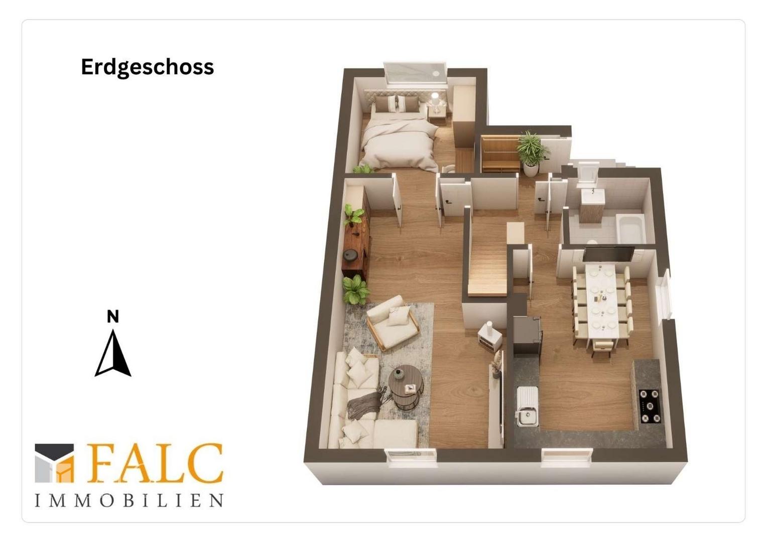 3D-Erdgeschoss