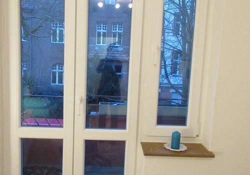 Fensterfront zum Balkon
