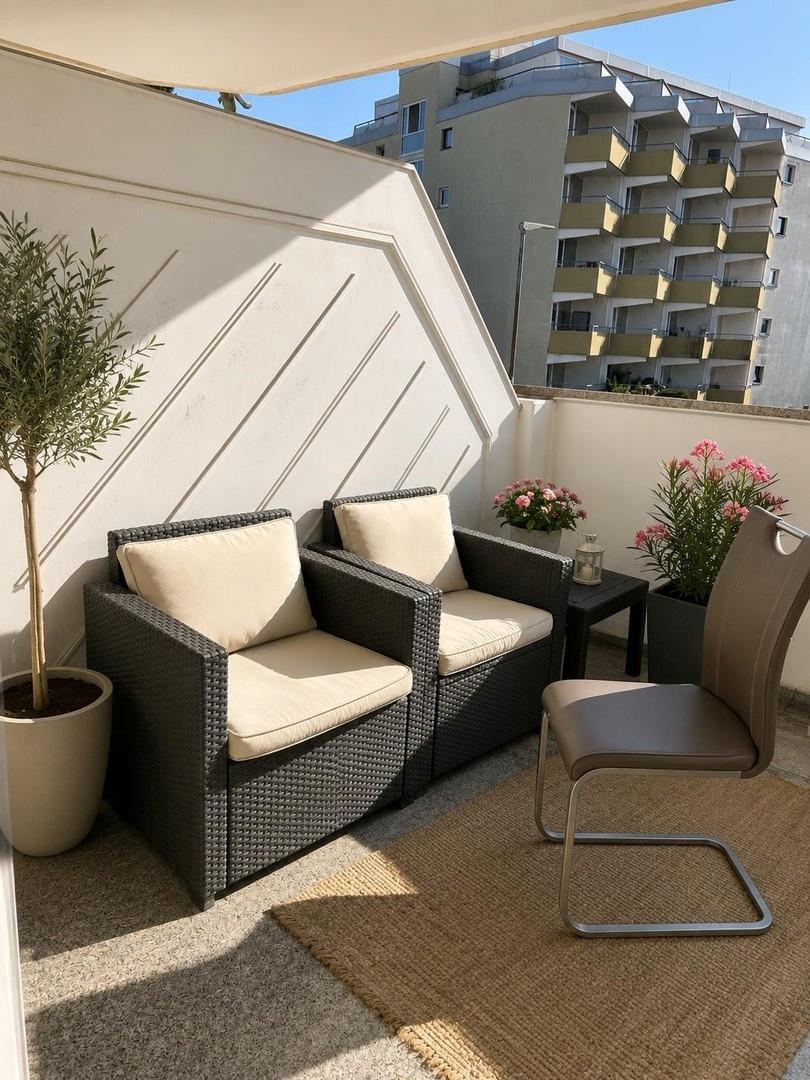 Balkon Teilansicht