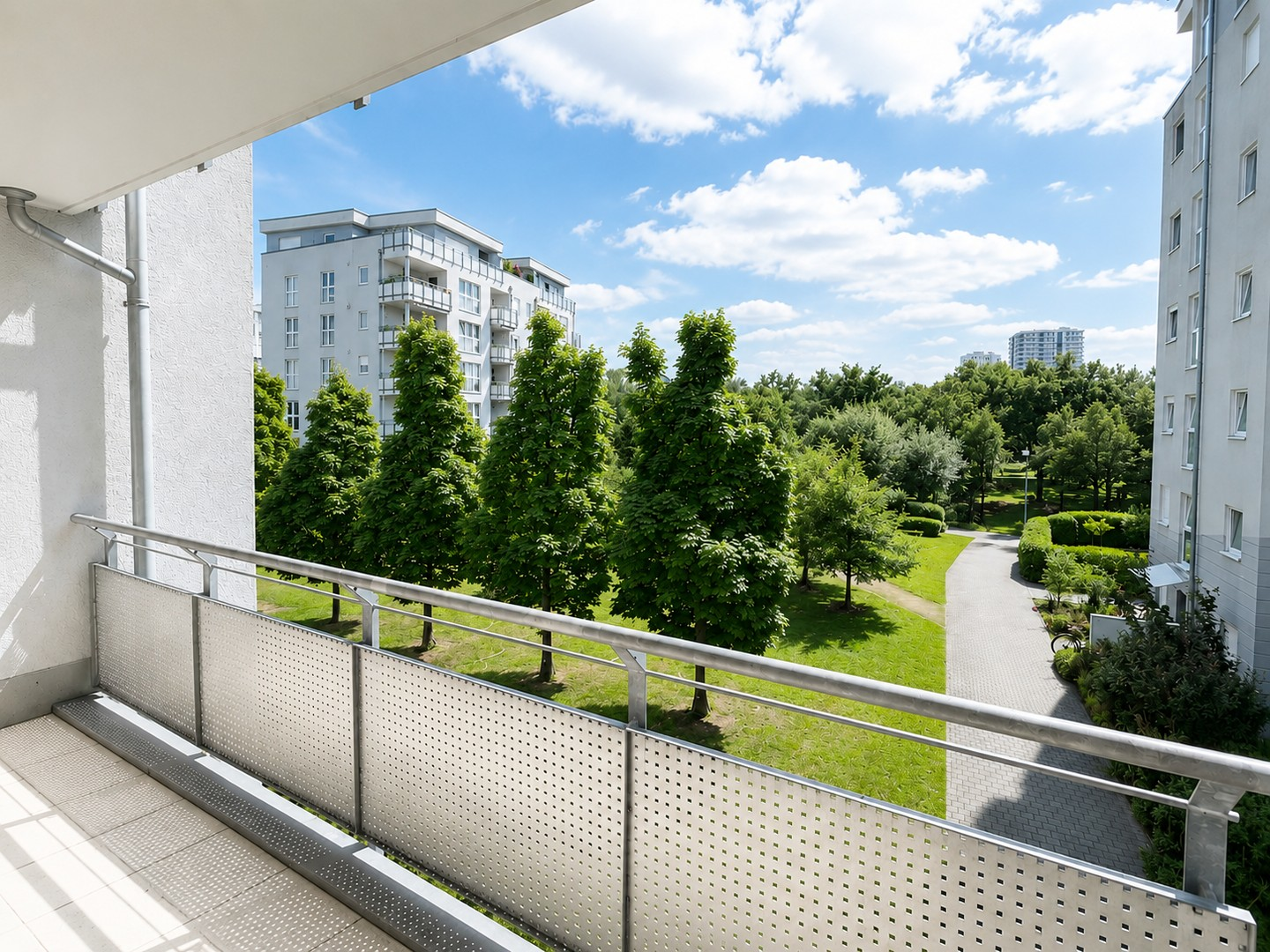Balkon Aussicht Rebstockpark