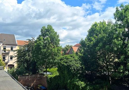 Ausblick aus dem Bad/Küche