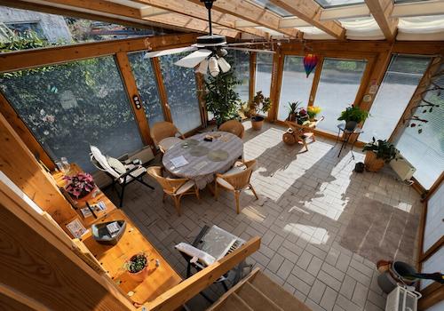 Im Wintergarten