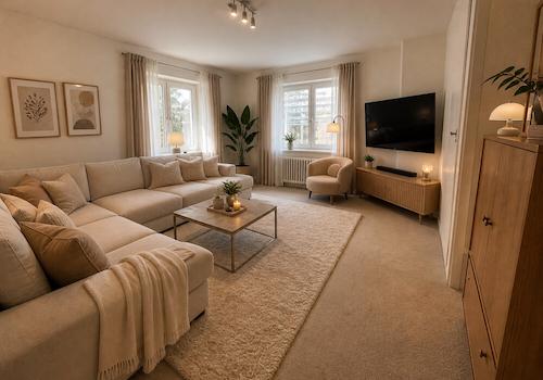gemütliches Wohnzimmer 
