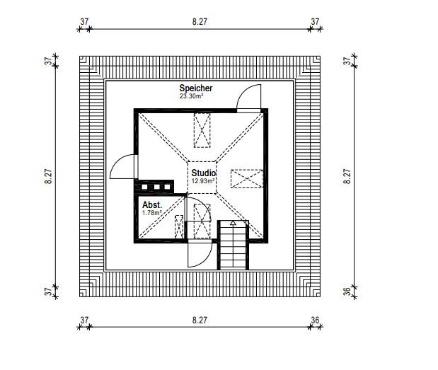 Grundriss Dachgeschoss 28.04.2022