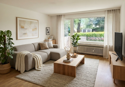 Wohnzimmer Homestaging