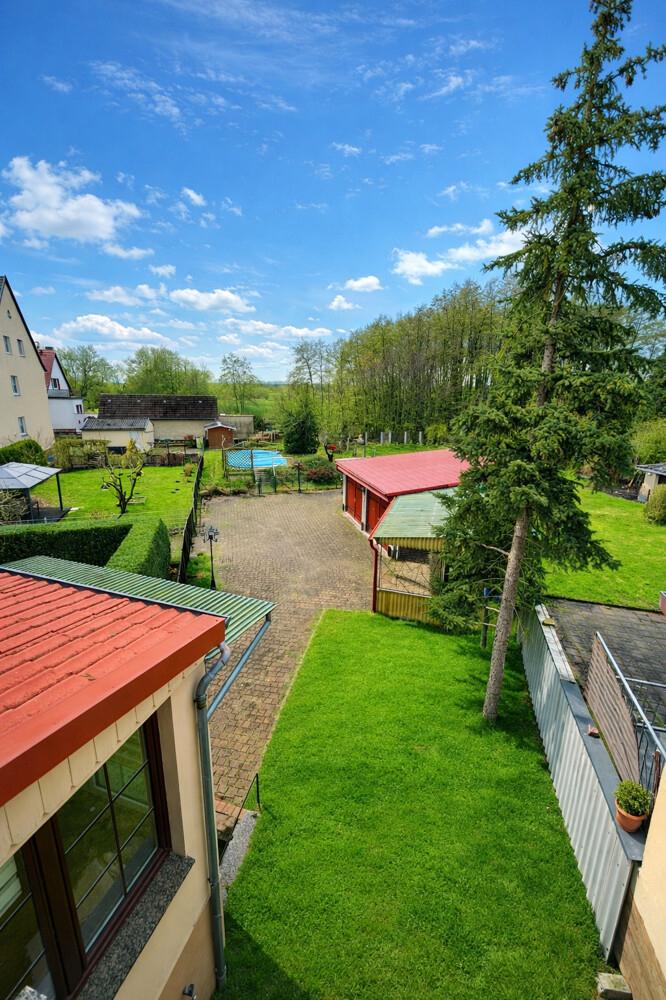 Blick aus dem Fenster