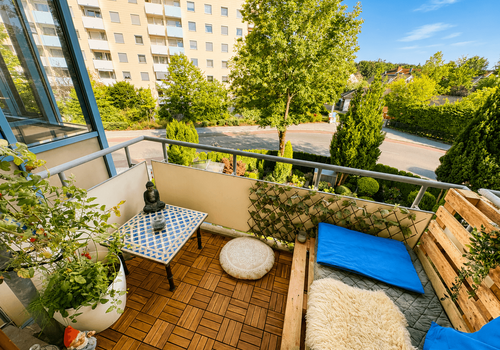 schöner Balkon