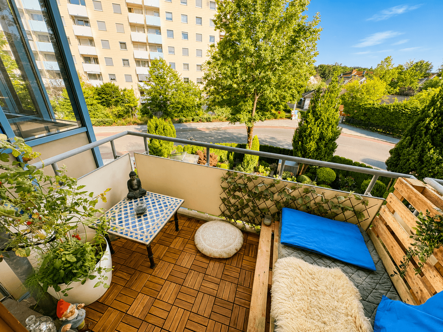 schöner Balkon